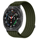 Cinturino per orologio in nylon intrecciato traspirante, leggero come una nuvola, con cassa in metallo., For Samsung Galaxy Watch8 / Watch8 Classic