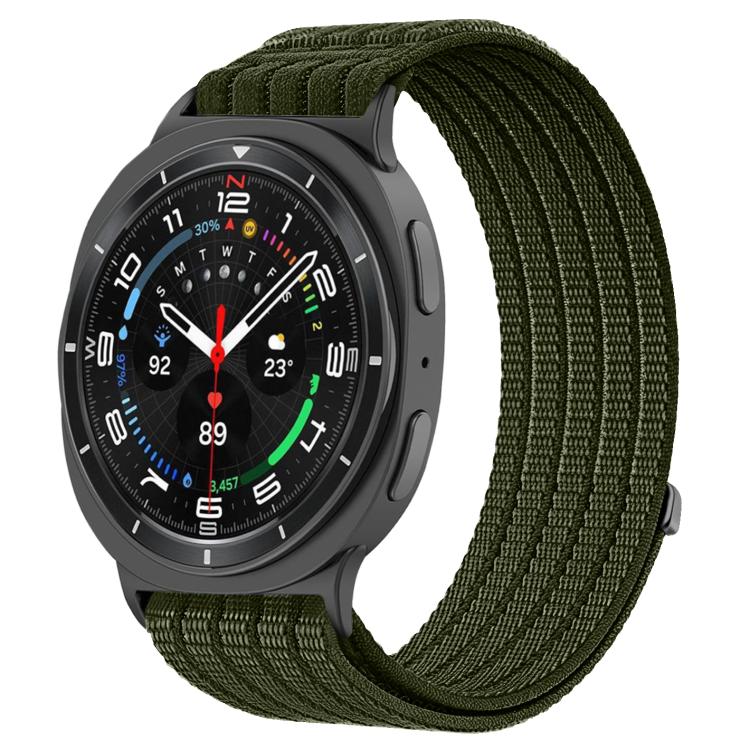 Cinturino per orologio in nylon intrecciato traspirante, leggero come una nuvola, con cassa in metallo., For Samsung Galaxy Watch8 / Watch8 Classic