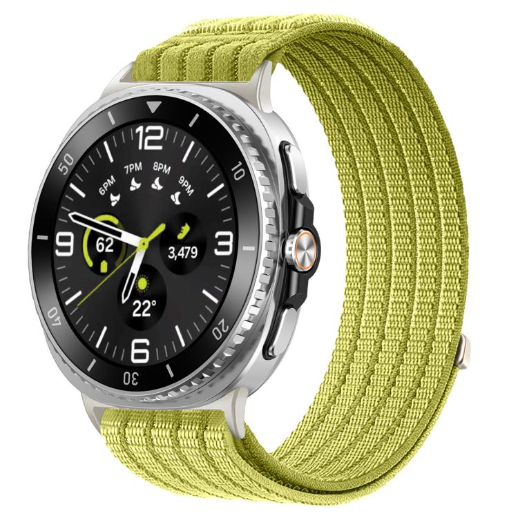 Cinturino per orologio in nylon intrecciato traspirante, leggero come una nuvola, con cassa in metallo., For Samsung Galaxy Watch8 / Watch8 Classic