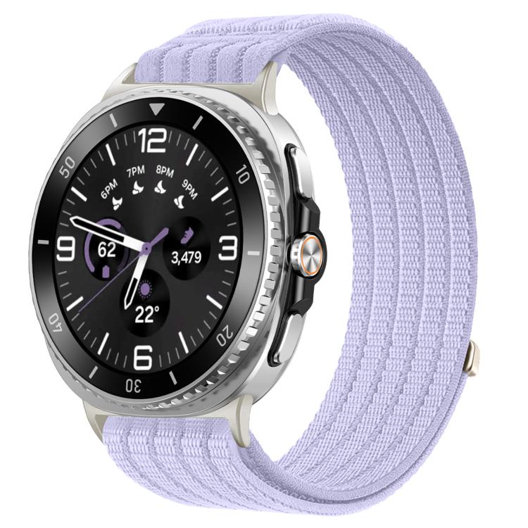 Cinturino per orologio in nylon intrecciato traspirante, leggero come una nuvola, con cassa in metallo., For Samsung Galaxy Watch8 / Watch8 Classic
