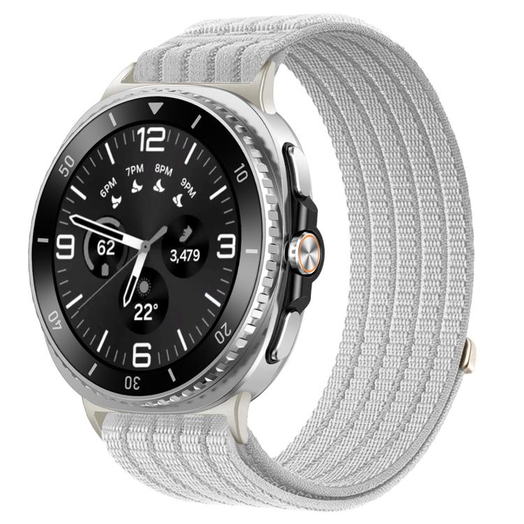 Cinturino per orologio in nylon intrecciato traspirante, leggero come una nuvola, con cassa in metallo., For Samsung Galaxy Watch8 / Watch8 Classic