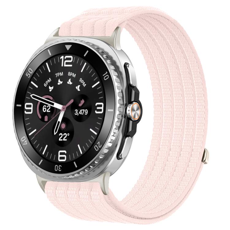 Cinturino per orologio in nylon intrecciato traspirante, leggero come una nuvola, con cassa in metallo., For Samsung Galaxy Watch8 / Watch8 Classic