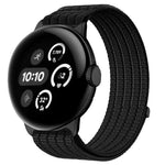 Cinturino per orologio in nylon intrecciato traspirante, leggero come una nuvola, con cassa in metallo., For Google Pixel Watch 4 / Watch 3 45mm, For Google Pixel Watch 4 / 3 / 2 / 1 41mm