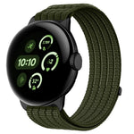 Cinturino per orologio in nylon intrecciato traspirante, leggero come una nuvola, con cassa in metallo., For Google Pixel Watch 4 / Watch 3 45mm, For Google Pixel Watch 4 / 3 / 2 / 1 41mm