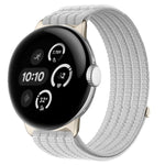 Cinturino per orologio in nylon intrecciato traspirante, leggero come una nuvola, con cassa in metallo., For Google Pixel Watch 4 / Watch 3 45mm, For Google Pixel Watch 4 / 3 / 2 / 1 41mm