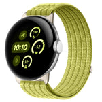 Cinturino per orologio in nylon intrecciato traspirante, leggero come una nuvola, con cassa in metallo., For Google Pixel Watch 4 / Watch 3 45mm, For Google Pixel Watch 4 / 3 / 2 / 1 41mm