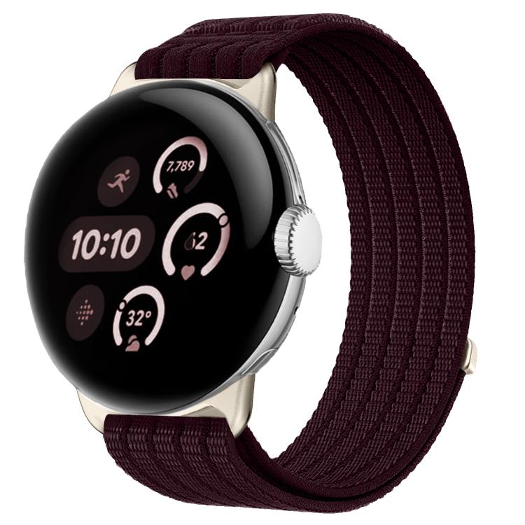 Cinturino per orologio in nylon intrecciato traspirante, leggero come una nuvola, con cassa in metallo., For Google Pixel Watch 4 / Watch 3 45mm, For Google Pixel Watch 4 / 3 / 2 / 1 41mm