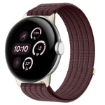 Cinturino per orologio in nylon intrecciato traspirante, leggero come una nuvola, con cassa in metallo., For Google Pixel Watch 4 / Watch 3 45mm, For Google Pixel Watch 4 / 3 / 2 / 1 41mm