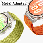 Cinturino per orologio in nylon intrecciato traspirante, leggero come una nuvola, con cassa in metallo., 18mm, 20mm