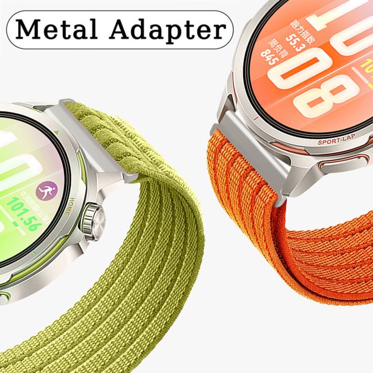 Cinturino per orologio in nylon intrecciato traspirante, leggero come una nuvola, con cassa in metallo., 18mm, 20mm