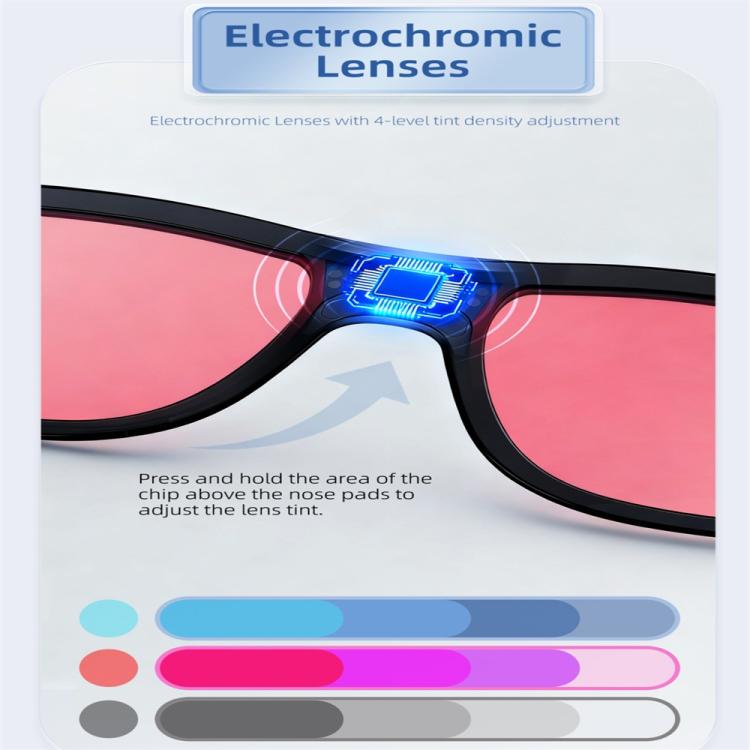 Occhiali intelligenti G60, supportano chiamate Bluetooth e musica con intelligenza artificiale.