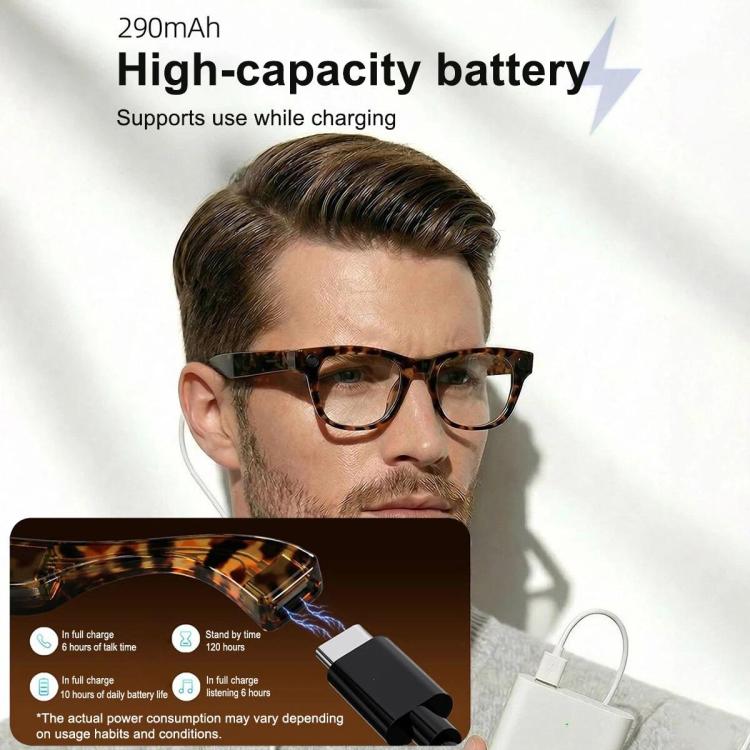Occhiali intelligenti G600Pro da 13 MP con intelligenza artificiale, supporto per chiamate Bluetooth e traduzione intelligente.