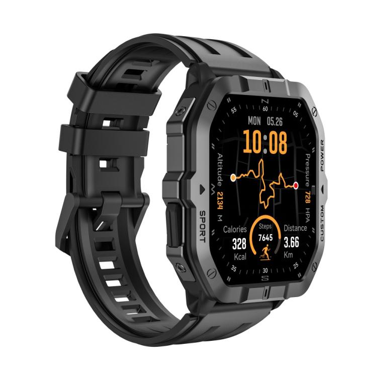 Smartwatch C32Pro con schermo a colori da 1,75 pollici, chiamate Bluetooth, supporto per il monitoraggio della salute e diverse modalità sportive.