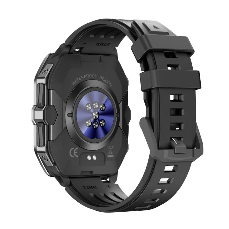 Smartwatch C32Pro con schermo a colori da 1,75 pollici, chiamate Bluetooth, supporto per il monitoraggio della salute e diverse modalità sportive.