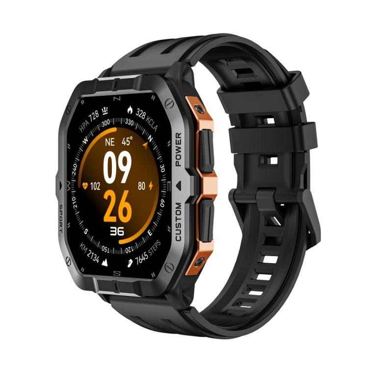 Smartwatch C32Pro con schermo a colori da 1,75 pollici, chiamate Bluetooth, supporto per il monitoraggio della salute e diverse modalità sportive.