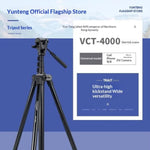 Treppiede professionale estensibile YUNTENG VCT-4000 per fotocamere DSLR, smartphone e videocamere, con lunghezza massima di 400 cm., VCT-4000