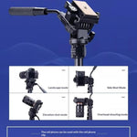 Treppiede professionale estensibile YUNTENG VCT-4000 per fotocamere DSLR, smartphone e videocamere, con lunghezza massima di 400 cm., VCT-4000