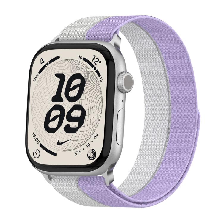 Cinturino per orologio ultraleggero con chiusura a tondo in nylon e interfaccia metallica., For Apple Watch 46mm / 49mm / 45mm / 44mm, For Apple Watch 42mm / 41mm / 40mm / 38mm