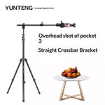 Treppiede YUNTENG VCT-5288 con barra trasversale regolabile a 360 gradi e estensione fino a 205 cm., VCT-5288