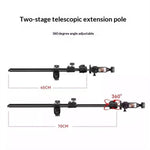 Treppiede YUNTENG VCT-5288 con barra trasversale regolabile a 360 gradi e estensione fino a 205 cm., VCT-5288
