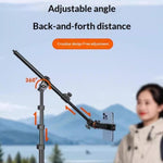 Treppiede YUNTENG VCT-5288 con barra trasversale regolabile a 360 gradi e estensione fino a 205 cm., VCT-5288