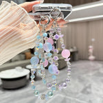 Custodia per telefono in TPU con bracciale a catena con motivo a rose fresche, For iPhone 16 Plus, For iPhone 16, For iPhone 15 Pro Max, For iPhone 15 Pro, For iPhone 15 Plus, For iPhone 15