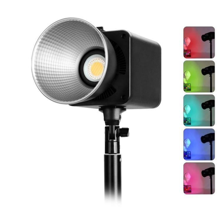 VLOGLITE P100RGB 2700K-6500K Illuminazione da studio ricaricabile wireless per fotografia 100W Lampada COB, P100RGB