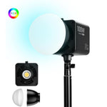 VLOGLITE P100RGB 2700K-6500K Illuminazione da studio ricaricabile wireless per fotografia 100W Lampada COB, P100RGB
