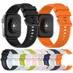 Cinturino in silicone tinta unita con fibbia colorata a trama ondulata., For Huawei Watch Fit 5 / Fit 5 Pro