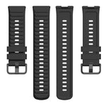 Cinturino in silicone tinta unita con fibbia colorata a trama ondulata., For Huawei Watch Fit 5 / Fit 5 Pro