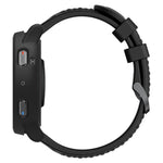 Custodia morbida in silicone e cinturino in silicone traforato a tinta unita., For Amazfit Active Max