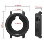 Custodia morbida in silicone e cinturino in silicone traforato a tinta unita., For Amazfit Active Max