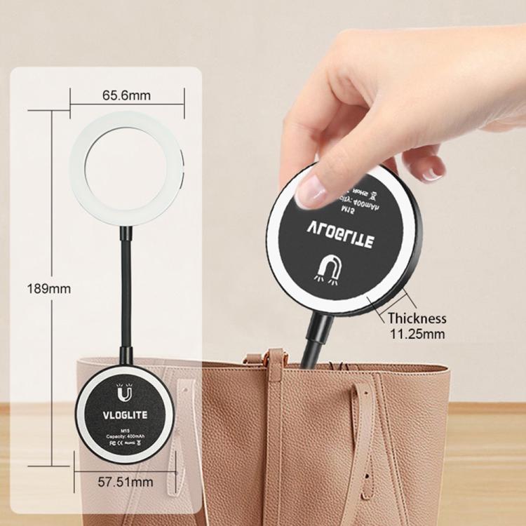 VLOGLITE M15 Mini luce LED portatile per smartphone