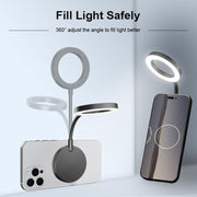 VLOGLITE M15 Mini luce LED portatile per selfie, ideale per leggere, fotografare e girare video con il telefono.