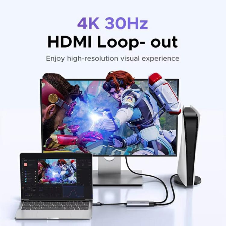 Scheda acquisizione video UGREEN con uscita loop 4K HD USB A/C