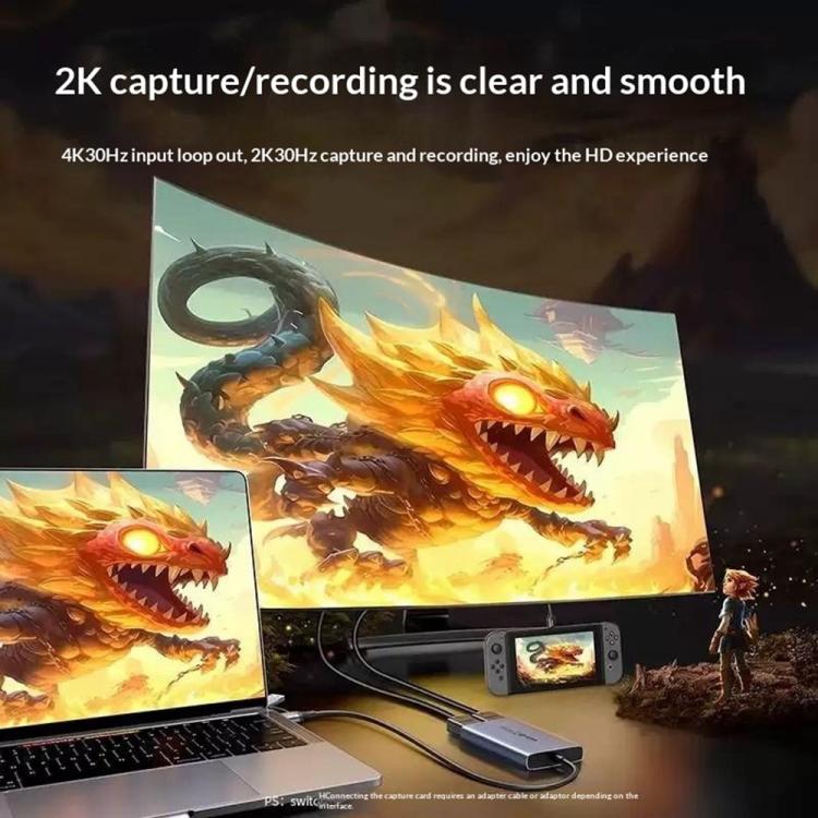 Scheda acquisizione video UGREEN con uscita loop 4K HD USB A/C
