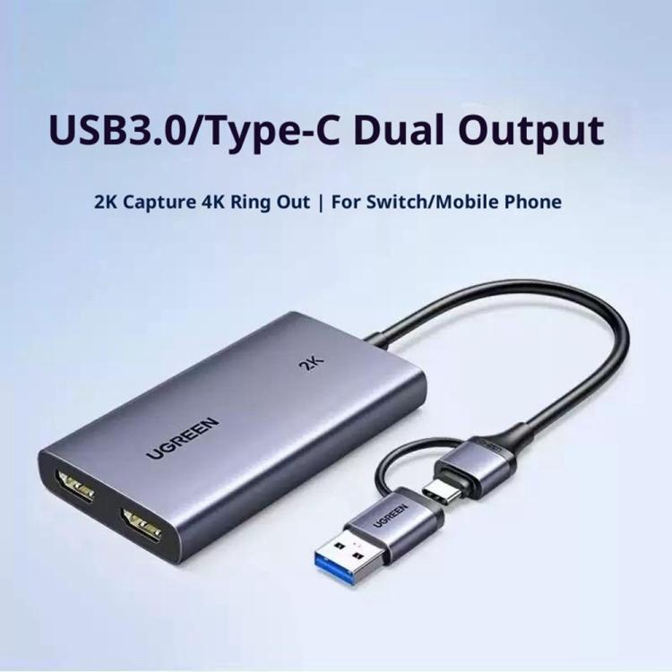 Scheda acquisizione video UGREEN con uscita loop 4K HD USB A/C