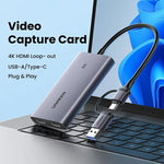 Scheda acquisizione video UGREEN con uscita loop 4K HD USB A/C