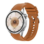 Cinturino per orologio in silicone ibrido con cuciture a vista e similpelle vegana., 20mm, 22mm