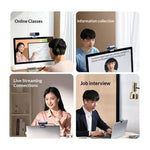 UGREEN CM831-65381 For Video Conference 4K HD Webcam 8MP Dual Microphone Auto Focus Camera