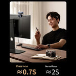 UGREEN CM831-65381 For Video Conference 4K HD Webcam 8MP Dual Microphone Auto Focus Camera