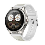Cinturino per orologio ibrido in silicone e microfibra con cuciture a vista, in similpelle vegana., For Huawei Watch Buds 2