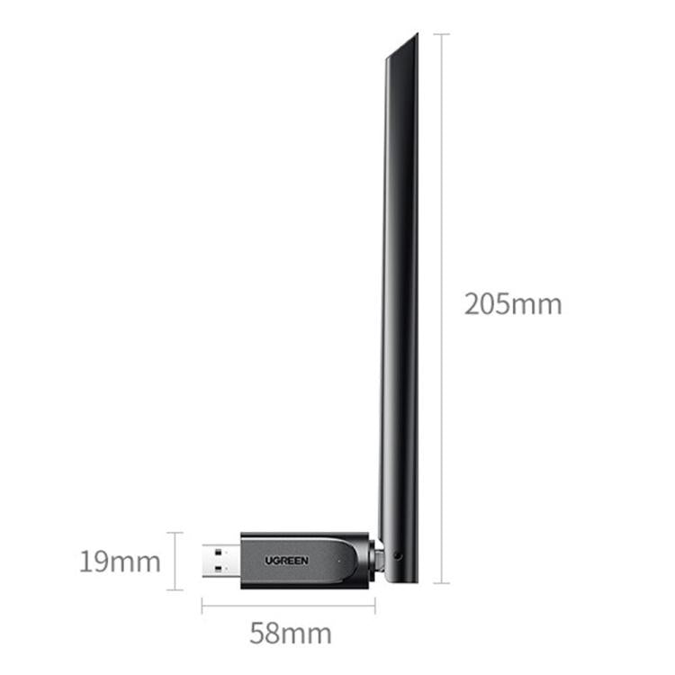 UGREEN CM763-35265 Dual Band 2.4G / 5G Wireless Network Card AX900 USB WiFi6 Adapter