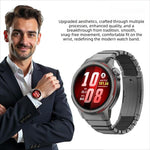 Cinturino per orologio ibrido in titanio e silicone con chiusura pieghevole a pressione, For Huawei Watch GT Runner 2