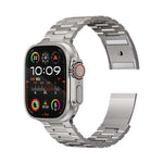 Cinturino per orologio in lega di titanio con chiusura magnetica a tre perline, For Apple Watch 46mm / 49mm / 45mm / 44mm, For Apple Watch 42mm / 41mm / 40mm / 38mm