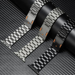 Cinturino per orologio in lega di titanio con chiusura magnetica a tre perline, For Apple Watch 46mm / 49mm / 45mm / 44mm, For Apple Watch 42mm / 41mm / 40mm / 38mm