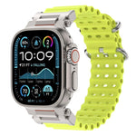 Cinturino in silicone con connettore in metallo Pioneer Ocean Mecha., For Apple Watch 46mm / 49mm / 45mm / 44mm