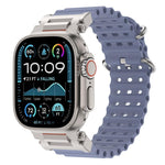 Cinturino in silicone con connettore in metallo Pioneer Ocean Mecha., For Apple Watch 46mm / 49mm / 45mm / 44mm