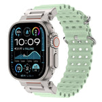 Cinturino in silicone con connettore in metallo Pioneer Ocean Mecha., For Apple Watch 46mm / 49mm / 45mm / 44mm