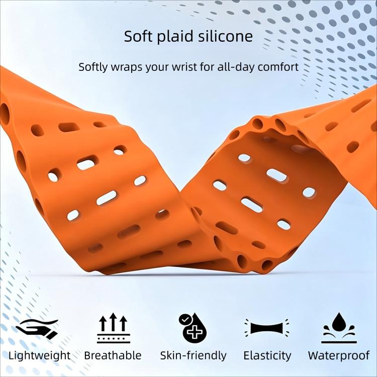 Cinturino in silicone con connettore in metallo Pioneer Ocean Mecha., For Apple Watch 46mm / 49mm / 45mm / 44mm